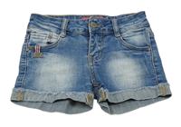 Modré riflové kraťasy 