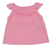 Růžový top s volánkem Kiki&Koko