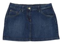 Tmavomodrá riflová sukně alive