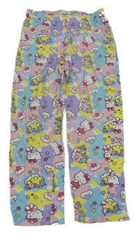 Barevné pyžamové kalhoty s Hello Kitty Sinsay 