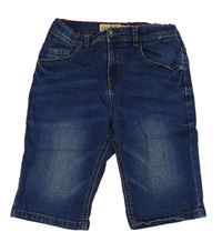 Tmavomodré skinny riflové kraťasy Denim Co.