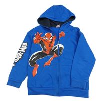 Safírová propínací mikina se Spidermanem a kapucí Primark