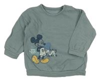 Zelenošedá mikina s Mickeym zn. George