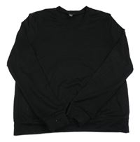 Černá úpletová mikina New Look