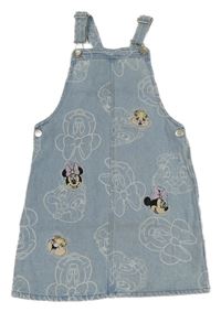 Světlemodré riflové laclové šaty s Minnie Primark