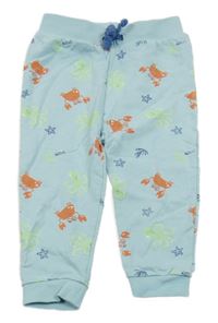 Světlemodré tepláky s kraby a chobotnicemi Ergee