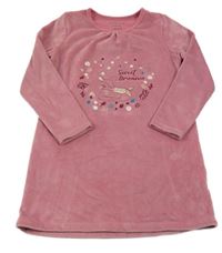 Starorůžová noční košile se srnkou Primark