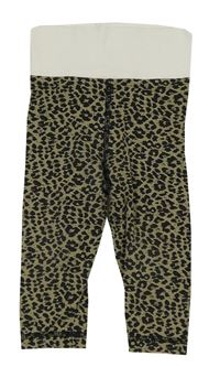 Hnědo-černé vzorované lehké tepláky Impidimpi