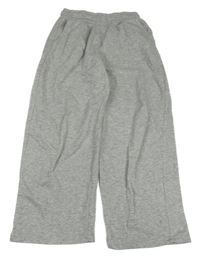 Šedé melírované široké tepláky H&M