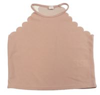 Světlerůžový crop top shein