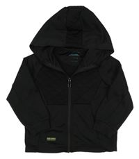 Černá sportovní propínací mikina s kapucí zn. Primark