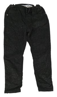 Tmavošedé skinny třpytivé manšestráky Denim Co.