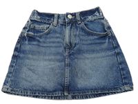 Tmavomodrá riflová sukně H&M