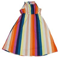 Barevné pruhované lehké šaty shein