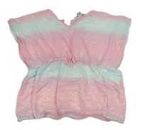 Světlemodro-růžová třpytivá plážová tunika Primark