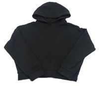 Černá crop mikina s kapucí F&F