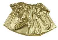 Zlatá vrstvená sukně H&M