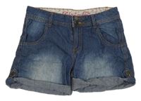 Modré lehké riflové kraťasy Denim Co.