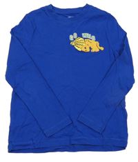 Tmavomodré triko s lvíčkem M&S