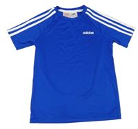Tmavomodré sportovní tričko s logem Adidas