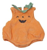 Kostým - Oranžové sametové zateplené body - dýně F&F