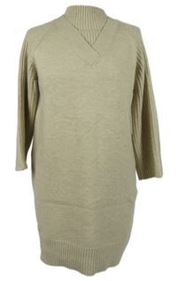 Dámské béžové svetrové šaty Next 