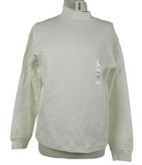 Nové - Dámská smetanová mikina se stojáčkem UniQlo 