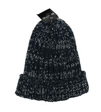 Nové - Dámská tmavomodrá melírovaná čepice 