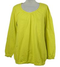 Dámské limetkové balonové triko Bonprix 