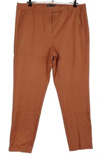 Dámské cihlové kotníkové kalhoty M&S vel. 18L