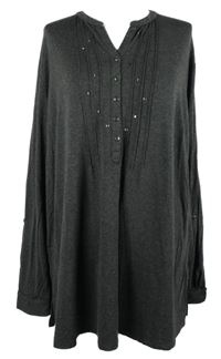 Dámská tmavošedá tunika s cvočky Charles Vögele