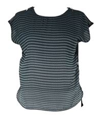 Dámská černo-šedá vzorovaná halenka Select 