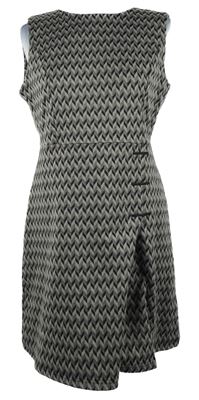 Dámské šedo-černé vzorované šaty Apricot 