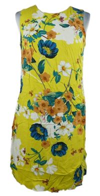 Dámské žluté květované šaty Papaya 