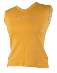 Dámský oranžový top s logem Ted Baker 