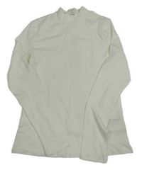 Smetanové triko se stojáčkem H&M