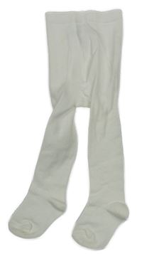 Bílé punčoháče Nutmeg