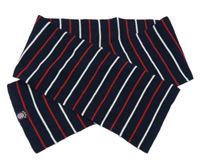 Tmavomodro-bílo-červená pruhovaná šála FC Bayern