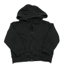 Černá propínací mikina s kapucí F&F