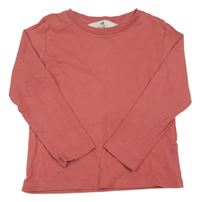 Tmavorůžové triko H&M