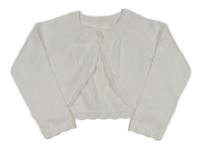 Bílé svetrové crop bolerko F&F