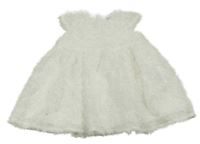 Bílé vzorované šaty Ergee