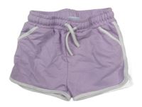 Fialové teplákové kraťasy Primark