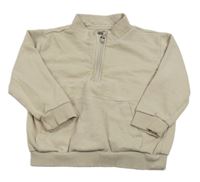 Béžová mikina se stojáčkem zn. F&F