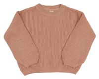 Růžový třpytivý svetr C&A