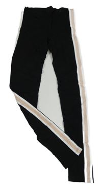 Černé legíny s pruhem H&M