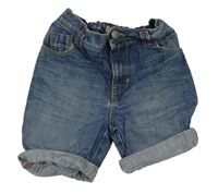 Modré riflové kraťasy Tu