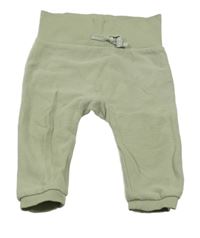 Světlezelené žebrované tepláky C&A