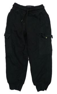 Černé cargo tepláky Next