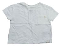 Bílé tričko s kapsou GAP